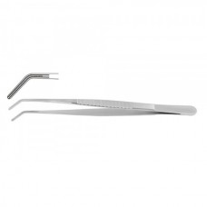 DeBakey Atrauma Forcep Angled Stainless Steel, 29.5 cm - 11 1/2" Tip Size 2.0 mm